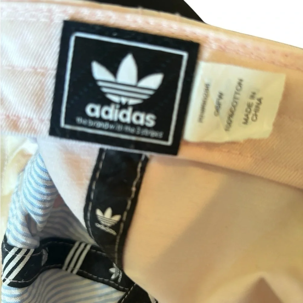 Adidas Light Pink Adjustable Buckle Back Cotton Baseball Cap OS Cotton Women